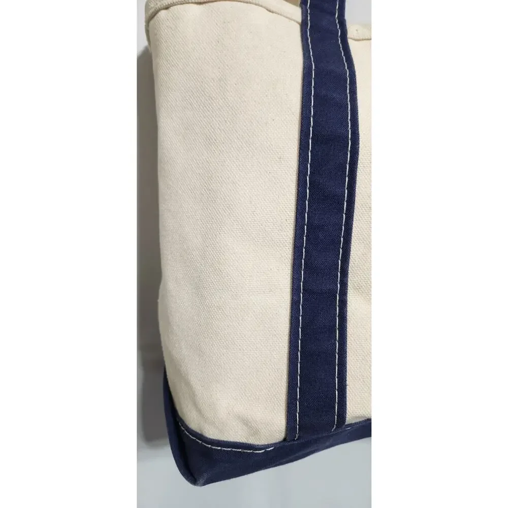 90's LL Bean Boat and Tote‎ Canvas Bag 